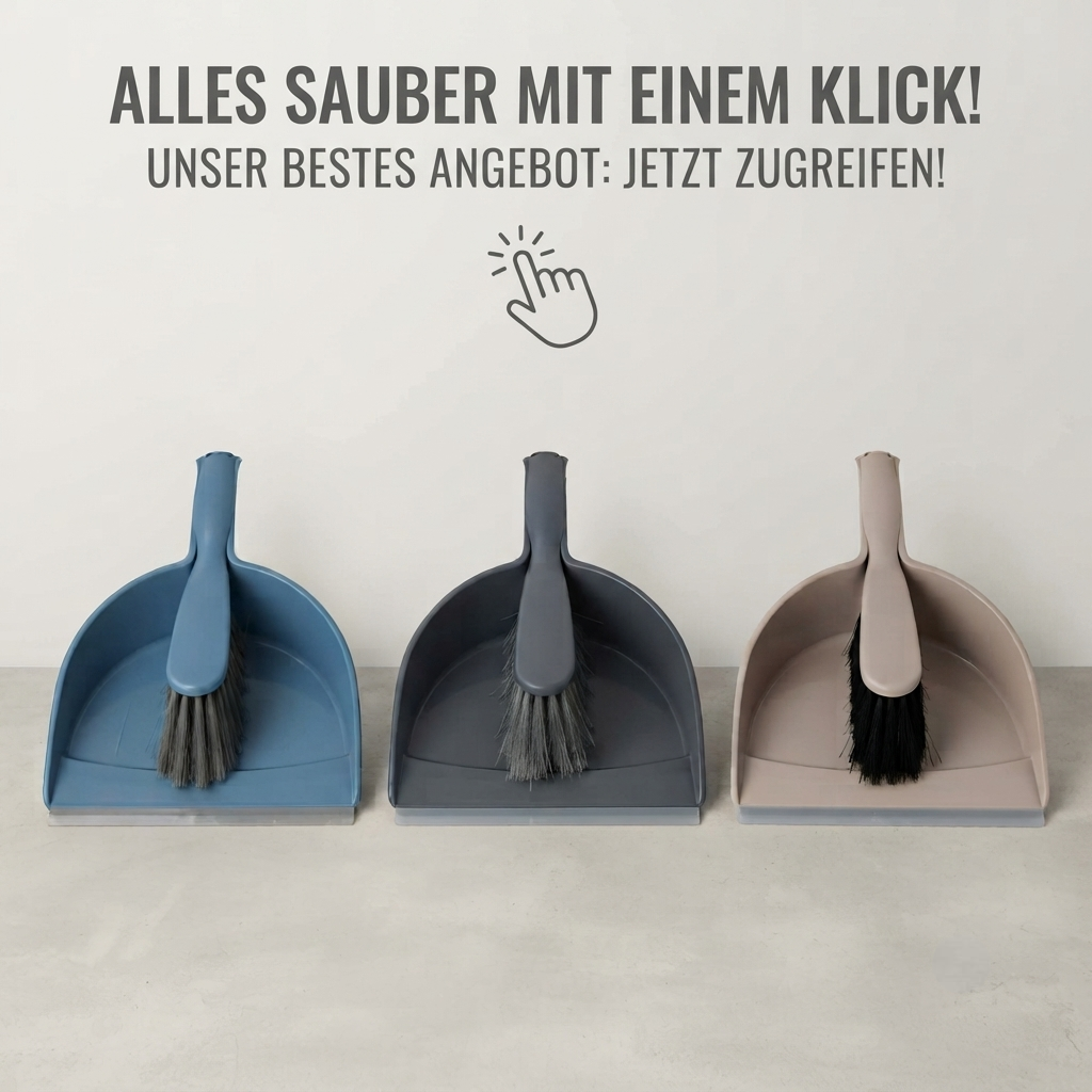 Sauberkeit leicht gemacht – Die ideale Kehrgarnitur für jeden Einsatz!
