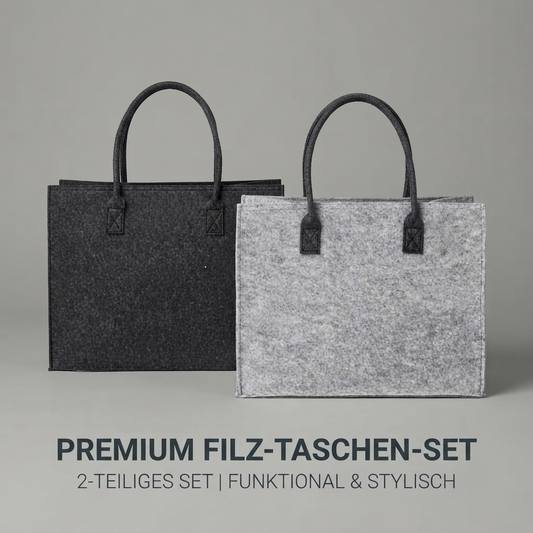 Premium Filztasche 4 mm – Formstabile Tragetasche für Einkauf, Freizeit & Alltag