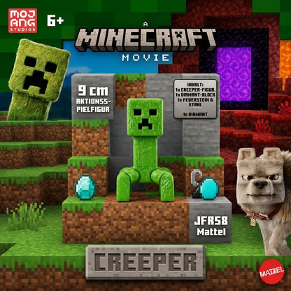 Minecraft Creeper Figur Mattel JFR58 Action-Spielfigur 9 cm Jungen Mädchen