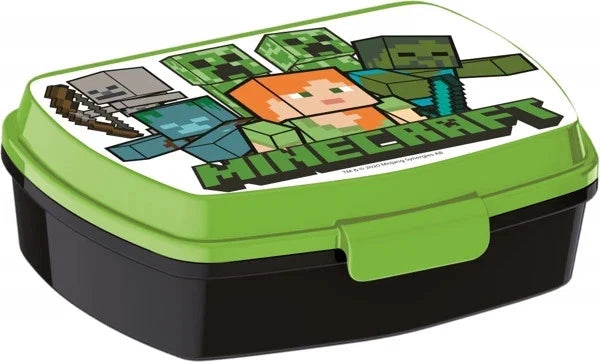 Minecraft Lunchbox Kinder Brotdose Sandwichbox Frühstücksdose Schule Kita BPA-Fr